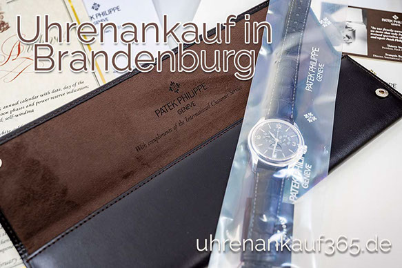 Uhrenankauf in Brandenburg: Abbildung einer Patek Philippe auf einer Originalbox