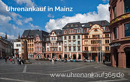 Uhrenankauf in Mainz (das Foto zeigt die schöne Altstadt von Mainz)