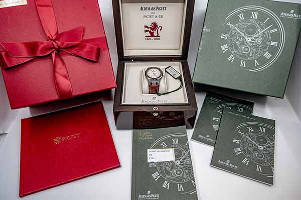 Im Uhren Ankauf gekaufte Audemars Piguet Uhr im Komplettset